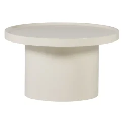 Ronde Salontafel Veluna 70cm, kleur Zand