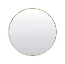 Ronde Spiegel Espejo 50cm, kleur Crème
