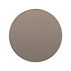Ronde Spiegel Espejo 116cm, kleur Bruin