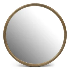 Ronde Spiegel Isola Iepenhout, 120cm