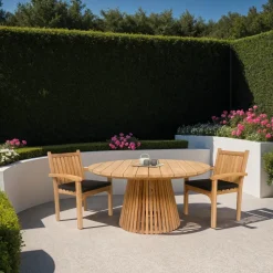 Ronde Tuintafel Garden Teakhout, 150cm