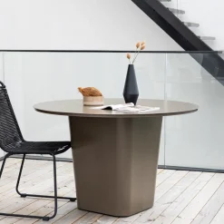 Ronde Tuintafel Jyoti 120cm, kleur Bruin