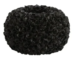 Ronde Vaas Phylia kleur Mat Zwart