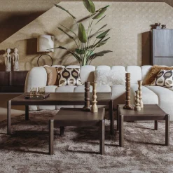 Salontafel Amalfi Eiken, Set van 3 stuks