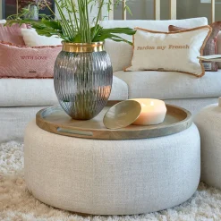 Salontafel Babylon Met dienblad, 91cm