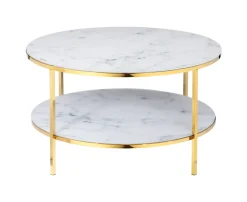 Salontafel Daisy Marmerlook, 80cm