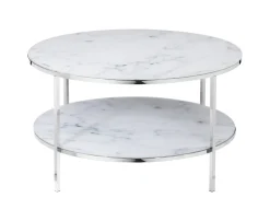 Salontafel Daisy Marmerlook, 80cm