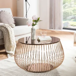 Salontafel Esra 72cm, kleur Roségoud