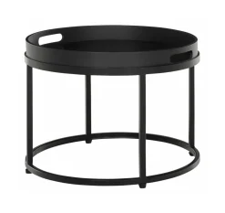 Salontafel Golden Fiber kleur zwart