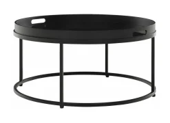 Salontafel Golden Fiber kleur zwart