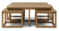 Salontafel Harbour Island Eikenhout, Set van 5 stuks