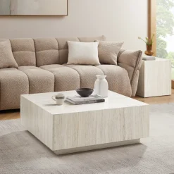 Salontafel Helder Travertinlook