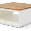 Salontafel Lake House Eikenhout, 90 x 90cm