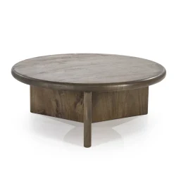 Salontafel Leoti Mangohout, kleur Bruin
