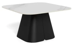 Salontafel Maryl Marmerlook, 80 x 80cm