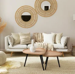 Salontafel Micayla Kurk, Set van 2 stuks