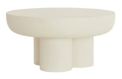 Salontafel Mizuho 70cm, kleur Crème