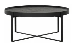Salontafel Pluto Teakhout, kleur zwart