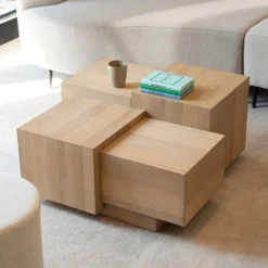 Salontafel Quinten Eiken, kleur Naturel