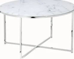 Salontafel Roel 80cm, Marmerlook