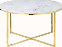 Salontafel Roel 80cm, Marmerlook