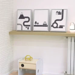 Schilderij Nikki Set van 3 stuks