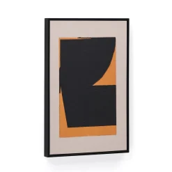 Schilderij Zernu 65 x 42cm, kleur Oranje