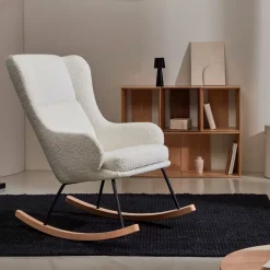 Schommelstoel Maustin Bouclé