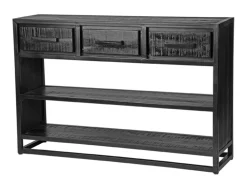 Sidetable Chili Zwart Mangohout, 115cm