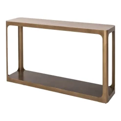 Sidetable Claridge Keramiek/Glas en ijzer, 140cm