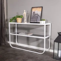 Sidetable Ira 110cm, kleur Wit