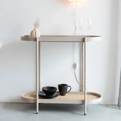 Sidetable Meja Rattan, 85cm