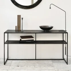 Sidetable Pentagon Minerals, 150cm, kleur Whisky