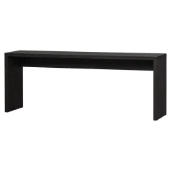 Sidetable/Bureau Maan MDF, 200cm, kleur Donkerbruin