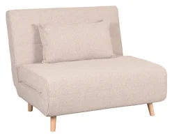 Slaapbank Single Bouclé, kleur Naturel