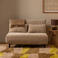 Slaapbank Xem Chenille, kleur Naturel