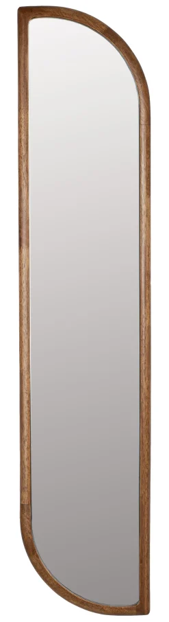 Smalle Spiegel Rania Hout, 120 x 26cm