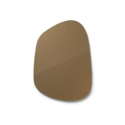 Spiegel Amber kleur Bruin