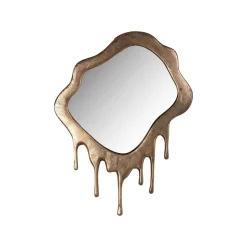 Spiegel Drops 74 x 56cm, kleur Brushed Gold