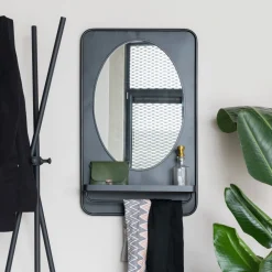 Spiegel Jaros Met 1 plank, 80 x 50cm