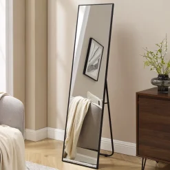 Staande Spiegel Joselito 150 x 40cm, kleur zwart