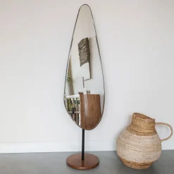 Staande Spiegel Katrinia Organisch, 135 x 40cm