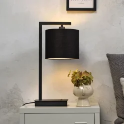 Tafellamp Boston 44cm, kleur Zwart