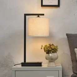 Tafellamp Boston 44cm, kleur Zwart