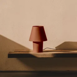 Tafellamp Canapost Terracotta look, 30cm hoog