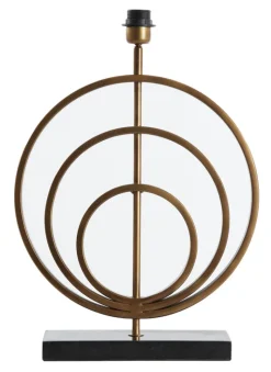 Tafellamp Cassel 50cm, kleur Antiek Brons (excl. kap)