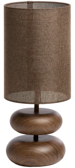 Tafellamp Danialo kleur Donkerbruin