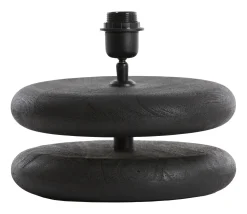 Tafellamp Eboli Mangohout Ø25cm (excl. kap)