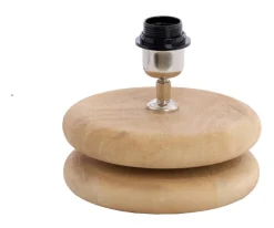 Tafellamp Eboli Mangohout, Ø20cm (excl. kap)