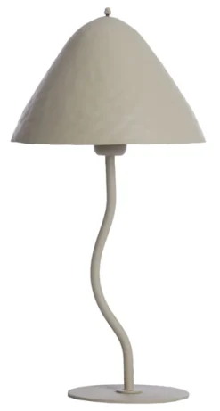 Tafellamp Elimo 50cm, kleur Mat Lichtgrijs